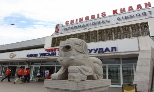 Zdjcie MONGOLIA / Uan Bator / Bayanzurkh / Port lotniczy Czingis-Chana
