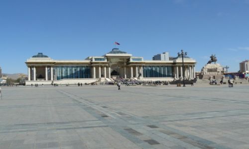 Zdjęcie MONGOLIA / - / Ulan Bator / Plac  Dżyngis-chana