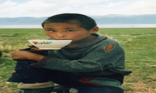 Zdjecie MONGOLIA / Uvs Nuur / nad jeziorem Uvs Nuur / Mongolski chopiec