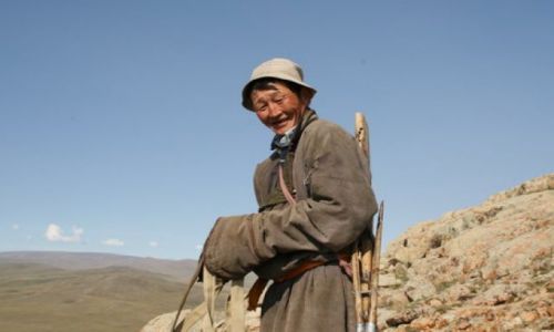 Zdjęcie MONGOLIA / brak / Tsagaan Nuul / pasterz