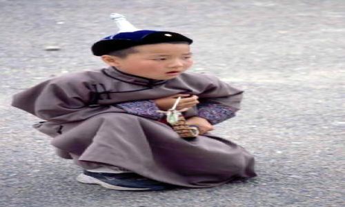 Zdjęcie MONGOLIA / Töv aimag / Ulaanbaatar / młody zawodnik