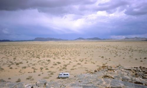 Zdjęcie MONGOLIA / zachodnia Mongolia / Mongolia / burza nad Mongol Els