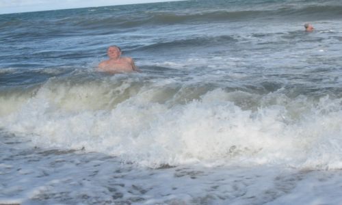 Zdjęcie MOZAMBIK / Mozambik / Mozambik / Kąpiel w Oceanie Indyjskim