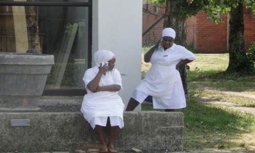 MOZAMBIK / Po. - wschodni Mozambik  / Gdzie w drodze  / Ja mam  biay fartuch, a ty?