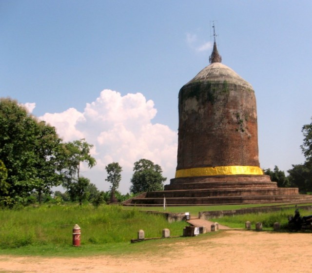 Zdj cia: Sri Ksetra, Okolice Pyain, Pagoda Bawbawgyi , MYANMAR