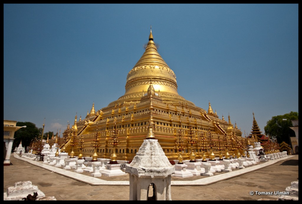Zdjęcia: Bagan, Mandalay, Shwezigon Paya - wzór dla innych świątyń, MYANMAR Zdjęcia: Bagan, Mandalay, Shwezigon Paya - wzór dla innych świątyń, MYANMAR