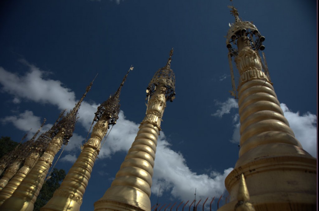 Zdjęcia: Kakku, Shan Land, Stupy w Kakku, MYANMAR Zdjęcia: Kakku, Shan Land, Stupy w Kakku, MYANMAR
