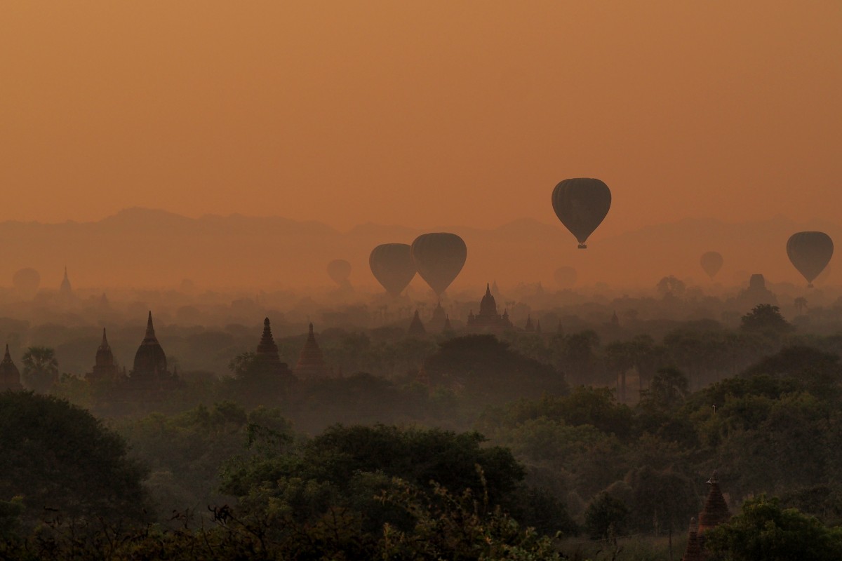 Zdjęcia: Bagan, Bagan, Świt 2, MYANMAR Zdjęcia: Bagan, Bagan, Świt 2, MYANMAR