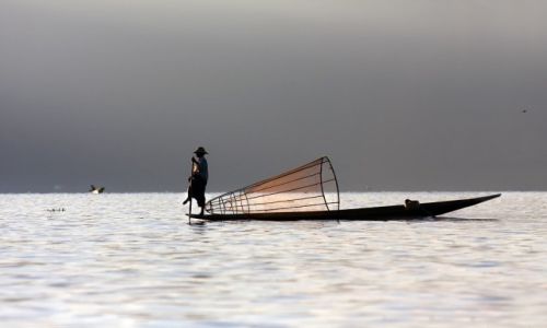 Zdjecie MYANMAR / Shan / Inle Lake / Na jeziorze