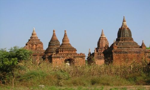 Zdjcie MYANMAR / rodkowa Birma / Stary Bagan / Pagody Baganu