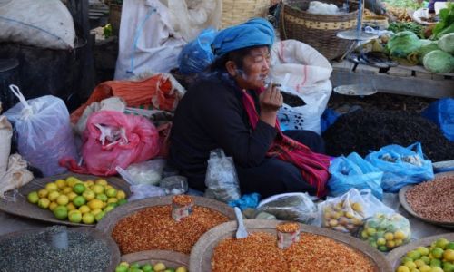 Zdjecie MYANMAR / jezioro Inle / jezioro Inle / targ