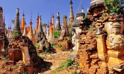 Zdjecie MYANMAR / - / Indein / Wzgrze Indein