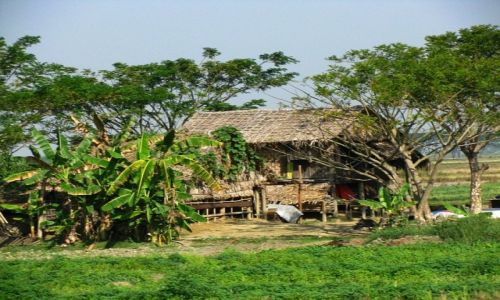 Zdjcie MYANMAR / trasa Bago - Kinpun / . / gdzie na drodze