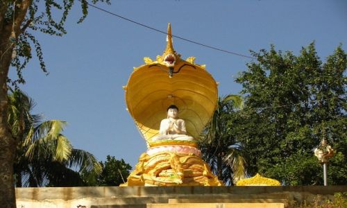 Zdjcie MYANMAR / okolice Baganu / miejscowo pod Gr Kwiatw / klasztor