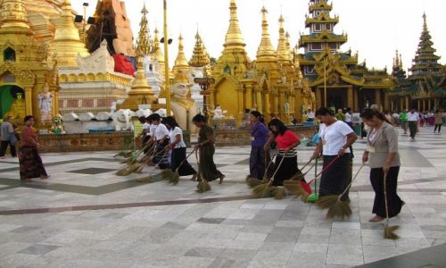 Zdjcie MYANMAR / Yangon / Yangon / Shwedagon Paya