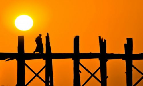 Zdjcie MYANMAR / - / Amarapura / Most U Bein