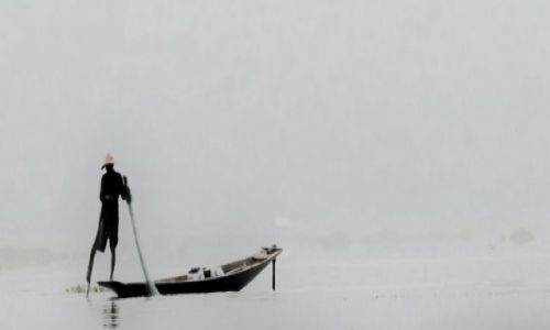 Zdjcie MYANMAR / Inle / Inle Lake / Poranny pow Inle