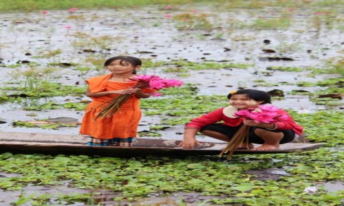 Zdjecie MYANMAR / - / jezioro Inle / jezioro Inle
