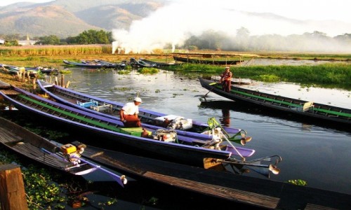 Zdjęcie MYANMAR / jezioro Inle / trekking po górskich wioskach ludu Pa-O / zakończenie trekkingu