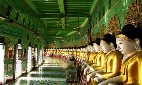 Zdjecie MYANMAR / okolice Mandalay / Sagaing / Ominthone Sal Paya