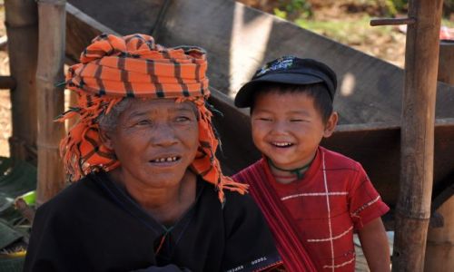 Zdjęcie MYANMAR / - / kalaw /  ludzie napotkani po drodze
