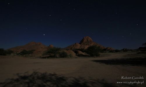 Zdjecie NAMIBIA / Spitzkoppe / Spitzkoppe / Spitzkoppe noc