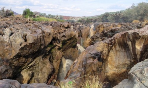 Zdjecie NAMIBIA / Kunene / Wodospady na rzece Kunene / Wodospad Epupa
