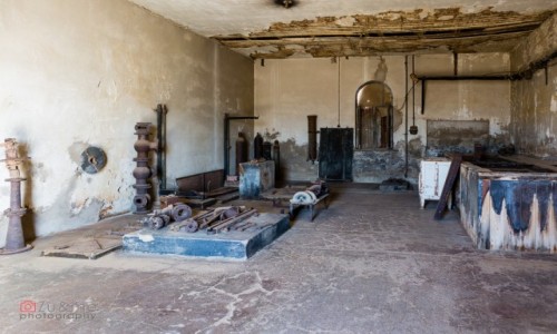 Zdjęcie NAMIBIA / - / Kolmandskop (Luderitz) / Opuszczona fabryka lodu