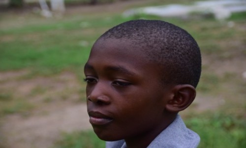 Zdjęcie NAMIBIA / Płn. Namibia / Tsumeb / Chłopiec z Tsumeb