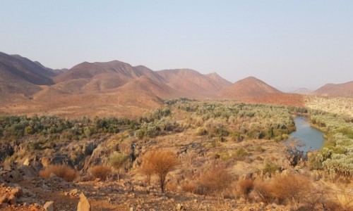 Zdjcie NAMIBIA / Pnocna Namibia / Rzeka Kunene / Wodospady Epupa / Rzeka Kunene