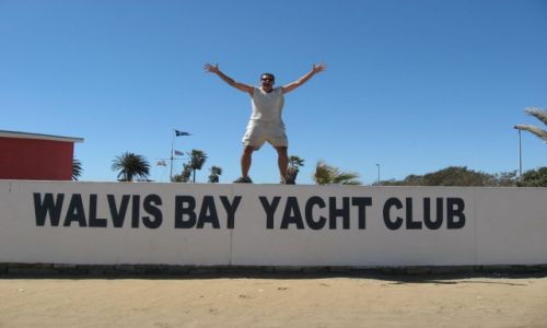 Zdjcie NAMIBIA / Walvis BAy / port jachtowy / ze winoujcia do Walvis Bay droga nie bya krtka