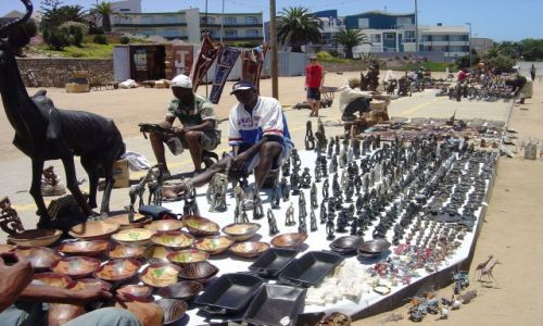 Zdjecie NAMIBIA / Swakopmund / targ koo play / Special price, my friend!!