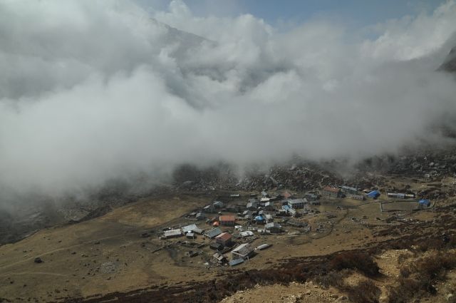 Zdjęcia: okolice Kyanjin Gumpa, Langtang National Park, Kyanjin Gumpa z lotu ptaka, NEPAL Zdjęcia: okolice Kyanjin Gumpa, Langtang National Park, Kyanjin Gumpa z lotu ptaka, NEPAL