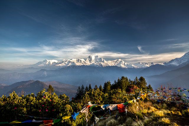 Zdjęcia: Poon Hill, Annapurna Conservation Area, Widok z Poon Hill na Dhaulagiri, NEPAL Zdjęcia: Poon Hill, Annapurna Conservation Area, Widok z Poon Hill na Dhaulagiri, NEPAL