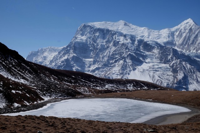 Zdj cia: Ice Lake, Manang, Ice Lake, NEPAL