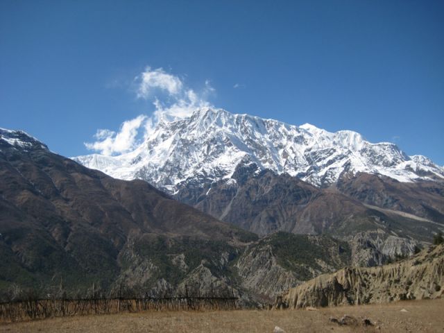 Zdjęcia: widok z Upper Pisang, Himalaje, Masyw Annapurny II, NEPAL Zdjęcia: widok z Upper Pisang, Himalaje, Masyw Annapurny II, NEPAL
