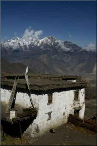 Zdjęcia: Jharkot, Annapurna Conservation Area, domek z widokiem, NEPAL Zdjęcia: Jharkot, Annapurna Conservation Area, domek z widokiem, NEPAL