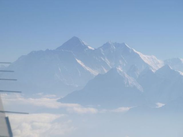 Zdjęcia: Himalaje, Wcześnie rano - Everest - 8848m i Lhotse - 8516m, NEPAL Zdjęcia: Himalaje, Wcześnie rano - Everest - 8848m i Lhotse - 8516m, NEPAL