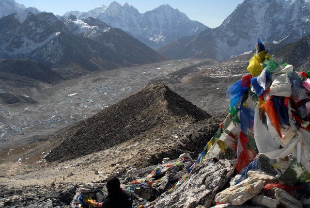 Zdjęcia: Nepal, Khumbu Valley, lodowiec Khumbu widziany z Kalapatthar, NEPAL Zdjęcia: Nepal, Khumbu Valley, lodowiec Khumbu widziany z Kalapatthar, NEPAL