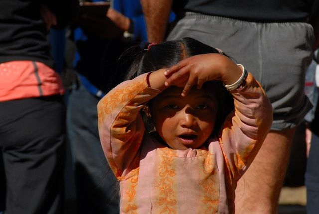 Zdjęcia: Nepal, Khumbu Valley, Dziewczynka z Lukli, NEPAL Zdjęcia: Nepal, Khumbu Valley, Dziewczynka z Lukli, NEPAL