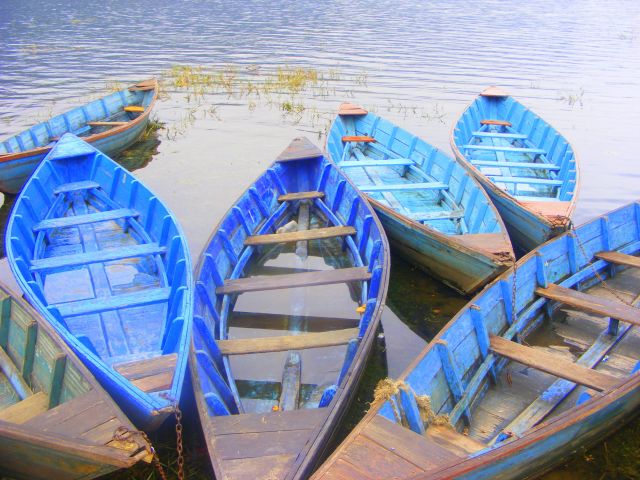 Zdjęcia: Pokhara, lodki, NEPAL Zdjęcia: Pokhara, lodki, NEPAL
