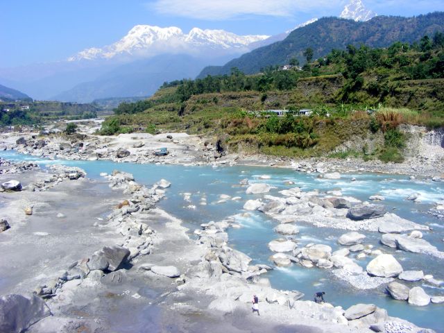 Zdjęcia: Pokhara, nad potokiem, NEPAL Zdjęcia: Pokhara, nad potokiem, NEPAL