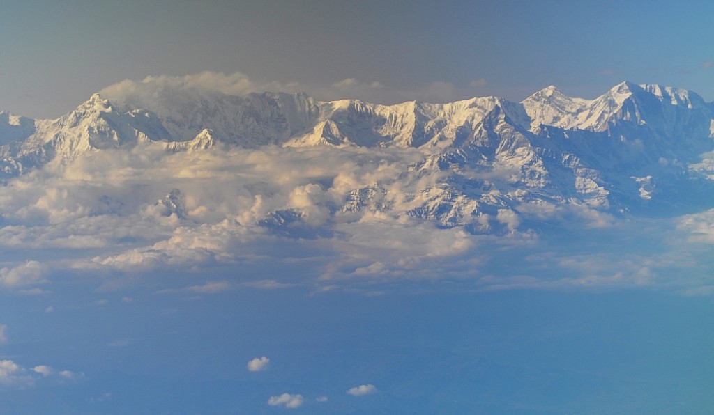 Zdjęcia: z samolotu Kathmandu-Delhi, Masyw Annapurny, NEPAL Zdjęcia: z samolotu Kathmandu-Delhi, Masyw Annapurny, NEPAL