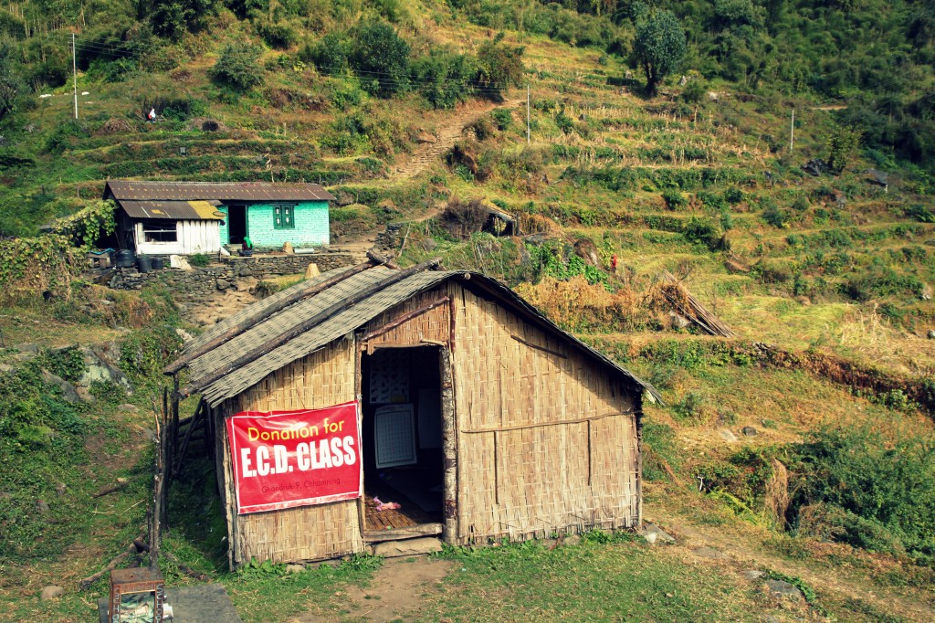 Zdjęcia: Chomrong, Himalaje, Nepalska szkoła, NEPAL Zdjęcia: Chomrong, Himalaje, Nepalska szkoła, NEPAL