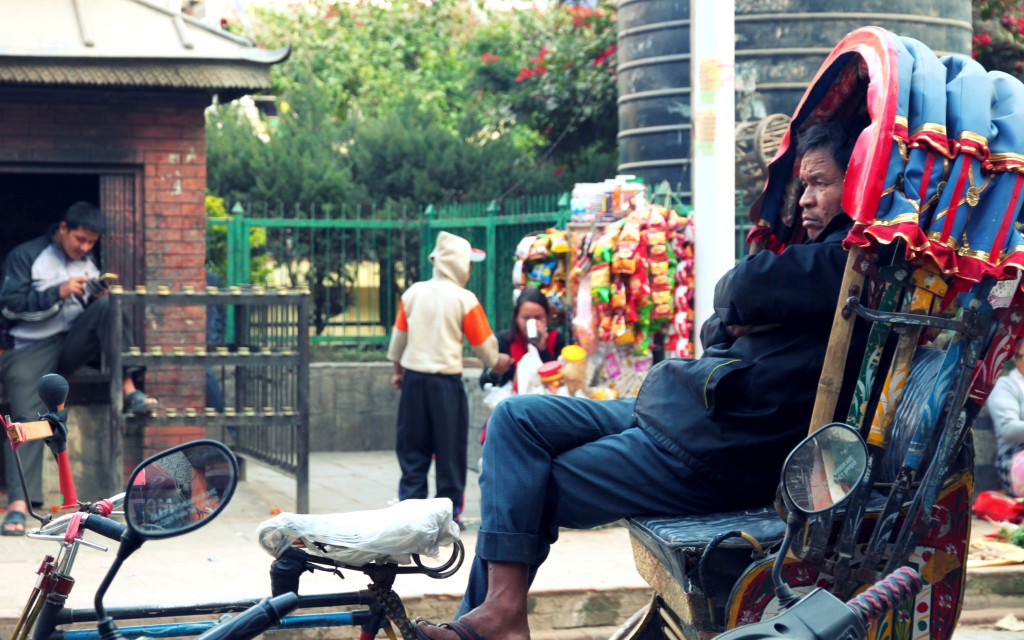 Zdjęcia: Katmandu, Kathmandu Valley, Rikszarz, NEPAL Zdjęcia: Katmandu, Kathmandu Valley, Rikszarz, NEPAL