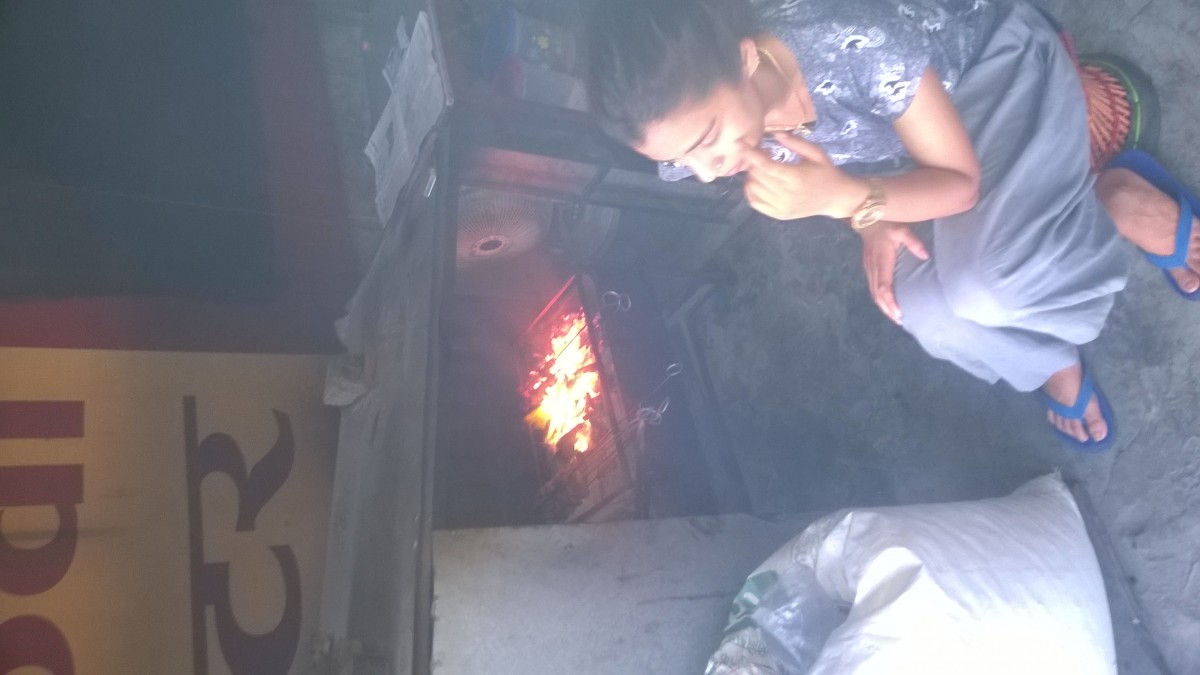 Zdjęcia: Pokhara, Uliczna jadlodajnia, NEPAL Zdjęcia: Pokhara, Uliczna jadlodajnia, NEPAL