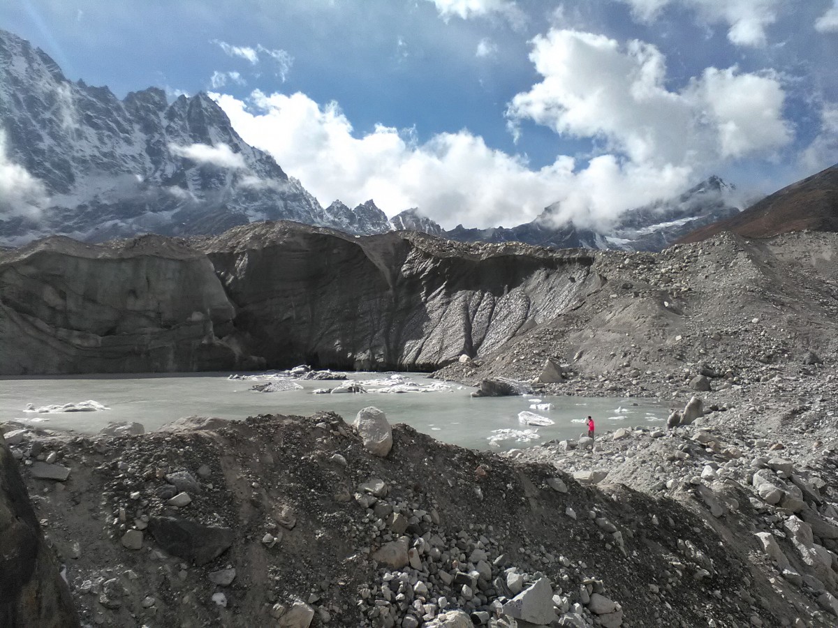 Zdjęcia: region Everestu, Himalaje, Lodowiec Ngozumpa, NEPAL Zdjęcia: region Everestu, Himalaje, Lodowiec Ngozumpa, NEPAL