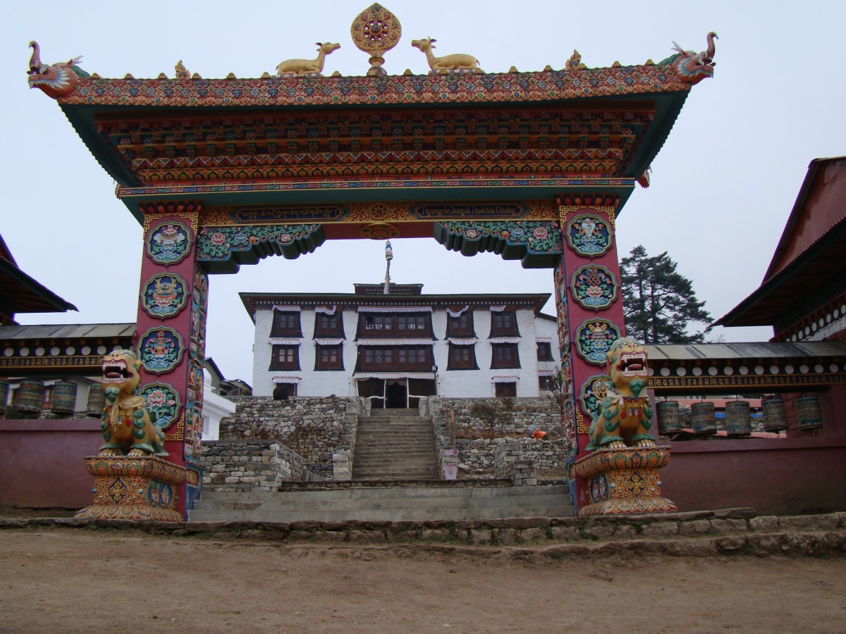 Zdjęcia: Tengboche, Himalaje, lasztor w Tengboche, NEPAL Zdjęcia: Tengboche, Himalaje, lasztor w Tengboche, NEPAL