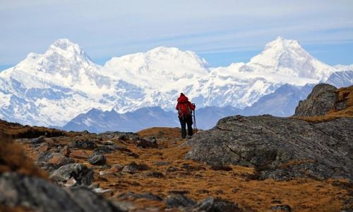 Zdjecie NEPAL / Gosainkund / okolice przeczy Laurebina, / ku Manaslu