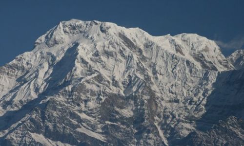 Zdjcie NEPAL / Pokhara / Naudanda / Annapurna Poludniowa z bliska